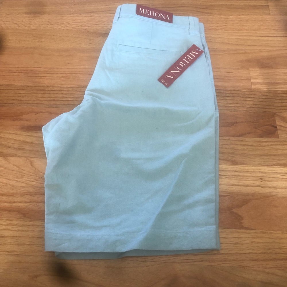 NWT Men’s teal shorts 9” flat front - Picture 3 of 3